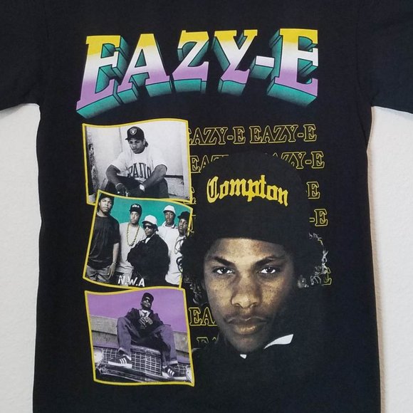 New "Eazy-E Colored Pictures" Unisex Silkscreen  Shirt. Available From Small-3XL - Picture 2 of 2